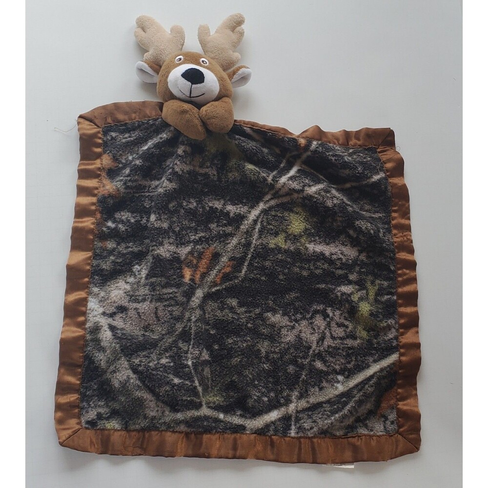 Scene Weaver Camo Deer Security Blanket Lovey Satin Springs Creative True Timber